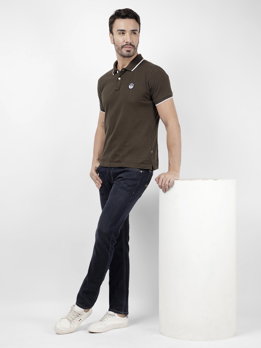 Numero Uno Men Solid Dark Blue Jeans